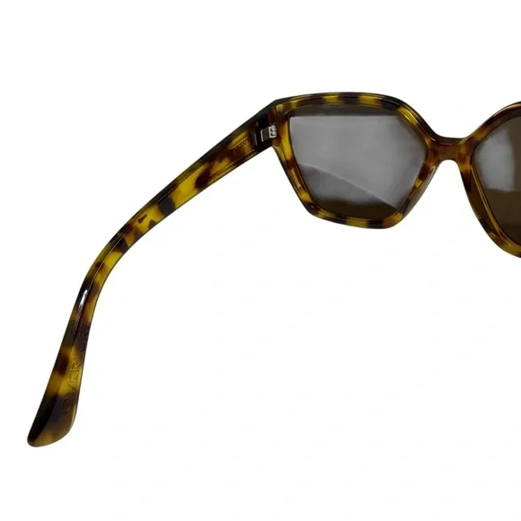 Von Zipper Overture Sunglasses Square Tortoise Brown Frame Lenses Italy